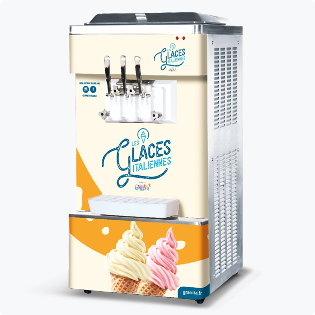 Machine à glace à l'italienne professionnelle pour des glaces crémeuses